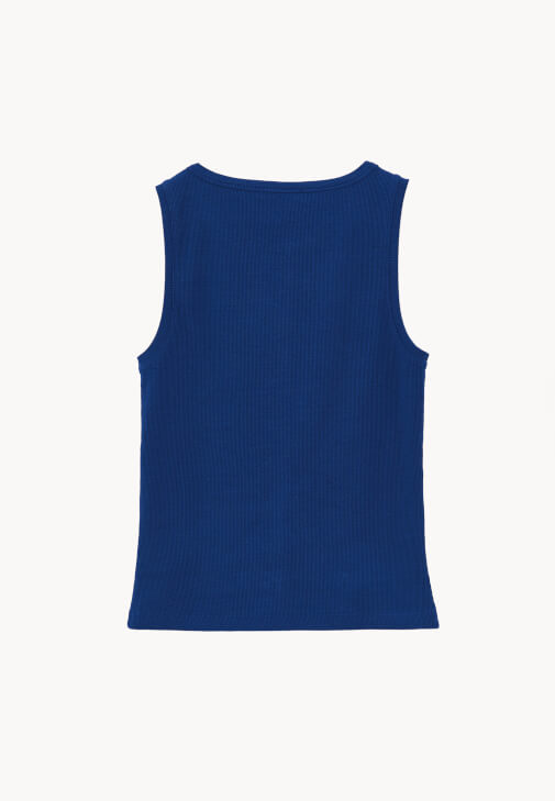 Çıtçıtlı Atlet ve Yüksek Bel Pantolon Kombini