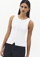 Bayan Beyaz Çıtçıt Detaylı Atlet