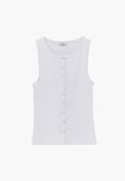 Bayan Beyaz Çıtçıt Detaylı Atlet