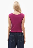 Bayan Pembe Bot Yaka Tişört