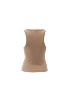 Bayan Bej Pamuklu Halter Yaka Atlet