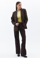 Bayan Sarı Pamuklu Halter Yaka Atlet