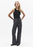 Bayan Siyah Pamuklu Halter Yaka Atlet