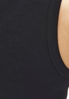 Bayan Siyah Pamuklu Halter Yaka Atlet