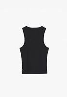 Bayan Siyah Pamuklu Halter Yaka Atlet