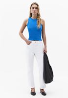 Bayan Mavi Pamuklu Halter Yaka Atlet