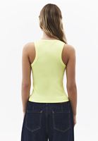 Bayan Yeşil Pamuklu Halter Yaka Atlet