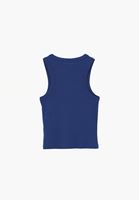 Bayan Lacivert Pamuklu Halter Yaka Atlet