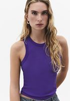 Bayan Mor Pamuklu Halter Yaka Atlet