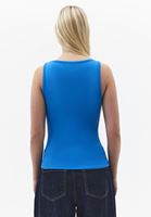 Bayan Mavi Kare Yaka Atlet