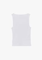 Bayan Beyaz Kare Yaka Atlet