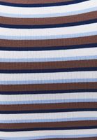 Bayan Çok Renkli Halter Yaka Çizgili Atlet