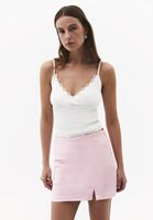 Bayan Bej Dantel Detaylı Atlet