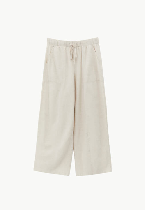 Barrel-Fit Pantolon ve Atlet Kombini