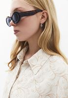 Bayan Çok Renkli Keten Karışımlı Nakışlı Gömlek