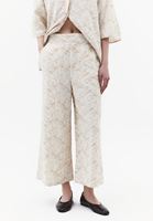 Keten Culotte Pantolon ve Keten Gömlek Kombini