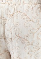 Keten Culotte Pantolon ve Keten Gömlek Kombini