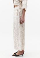 Bayan Çok Renkli Keten Karışımlı Culotte Pantolon