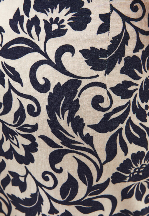 Keten Uzun Etek ve Triko Atlet Kombini