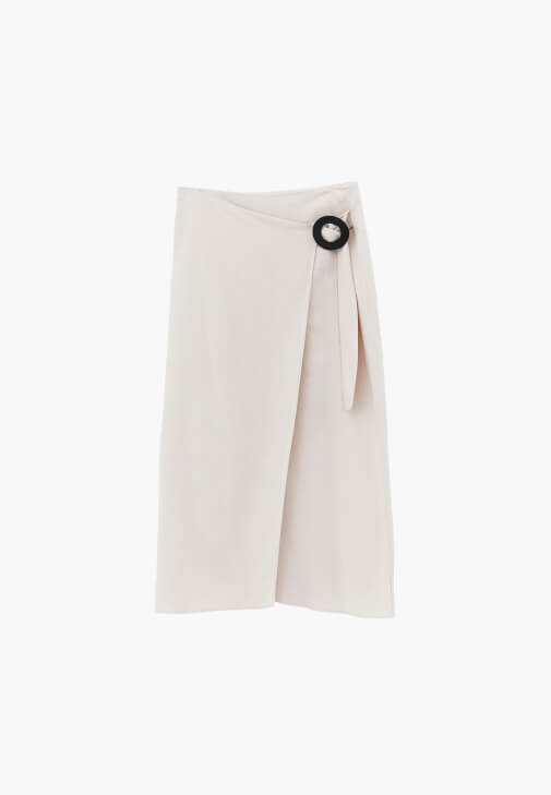 Keten Uzun Etek ve Modal Atlet Kombini