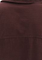 Bayan Kahverengi Keten Karışımlı Oversize Gömlek