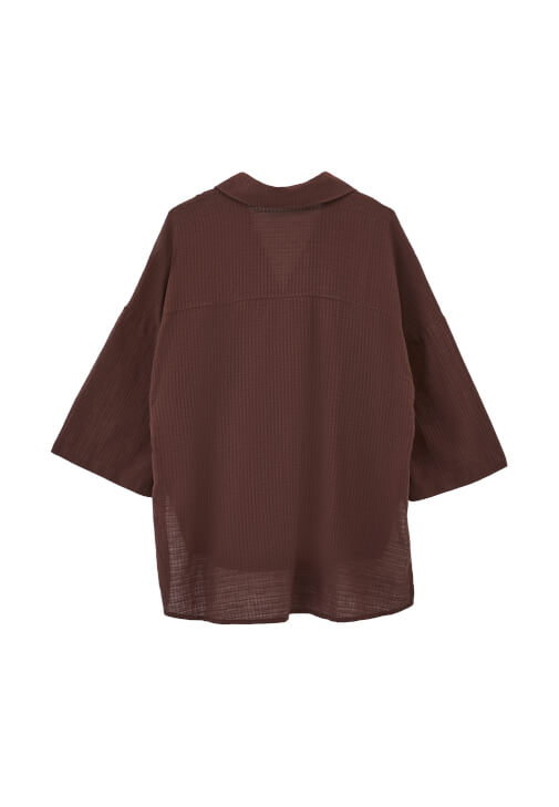 Keten Gömlek ve Carrot-Fit Pantolon Kombini