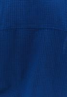 Bayan Mavi Keten Karışımlı Oversize Gömlek