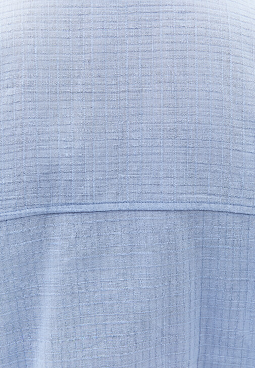 Keten Gömlek ve Barrel-Fit Pantolon Kombini