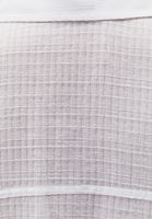 Bayan Beyaz Keten Karışımlı Oversize Gömlek