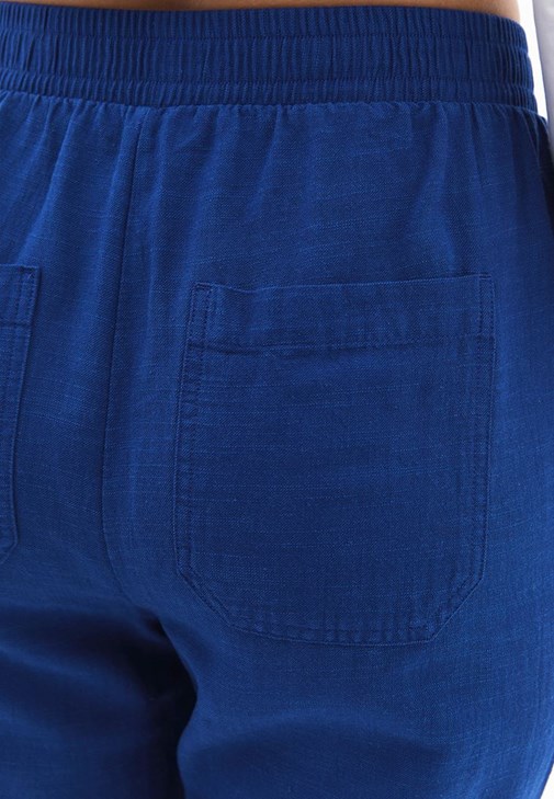 Keten Karışımlı Pantolon ve Poplin Gömlek Kombini