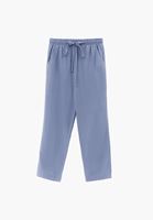 Keten Pantolon ve Crop Atlet Kombini