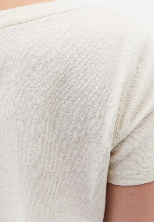 Keten Karışımlı Tişört ve Pantolon Kombini