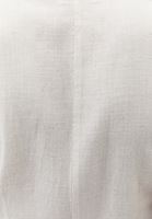 Bayan Bej Keten Karışımlı Kemerli Elbise