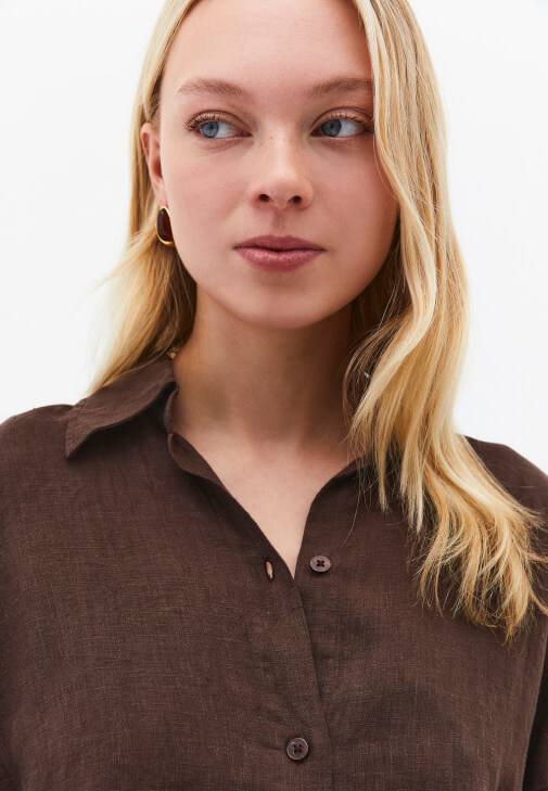 Keten Gömlek ve Keten Şort Kombini