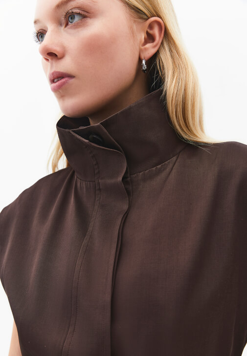 Keten Yelek ve Keten Culotte Pantolon Kombini