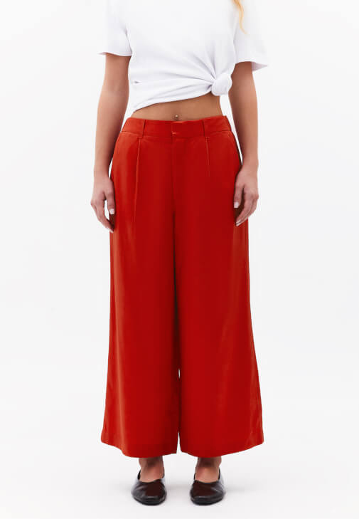 Keten Pantolon ve Oversize Ceket Kombini