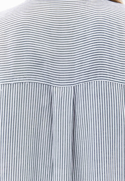 Oversize Keten Gömlek ve Pantolon Kombini