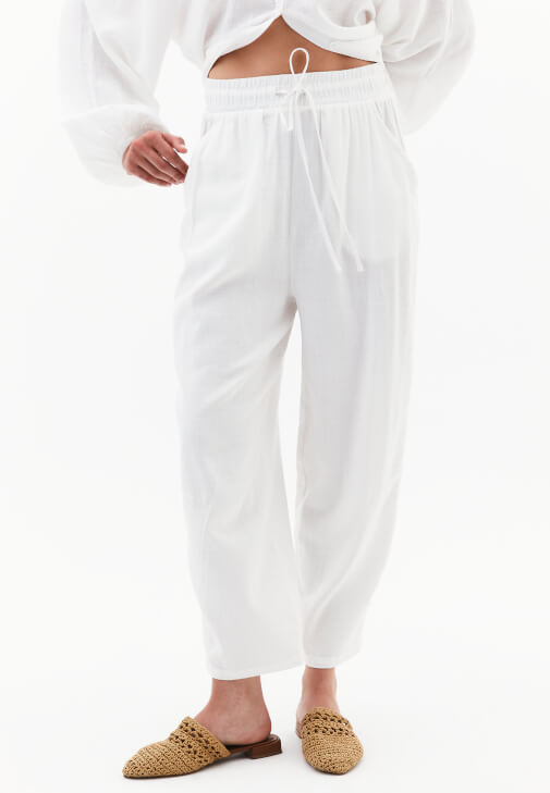 Baggy-Fit Pantolon ve Triko Kombini