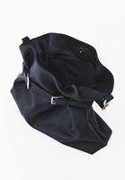 Bayan Siyah Büzgülü Kol Çantası