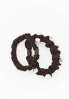 Bayan Kahverengi İkili Toka Seti