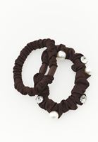 Bayan Kahverengi İkili Toka Seti