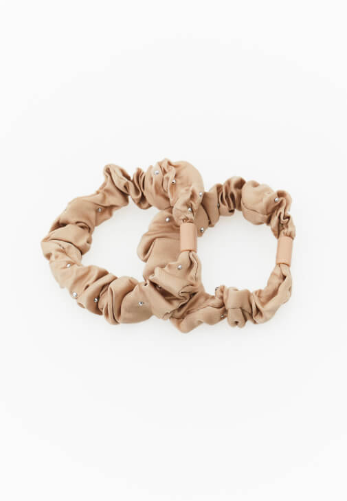 Krem İkili Toka Seti