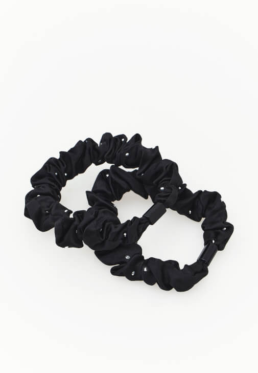 Siyah İkili Toka Seti