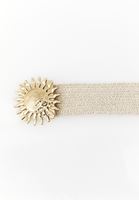 Bayan Krem Toka Detaylı Kemer