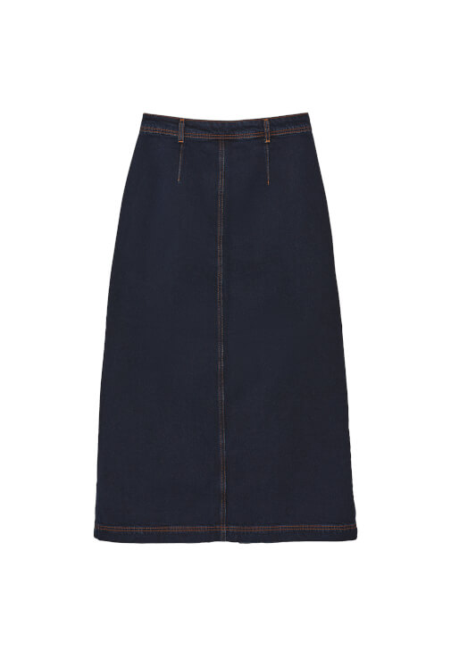 Yırtmaçlı Etek ve U Yaka Atlet Kombini