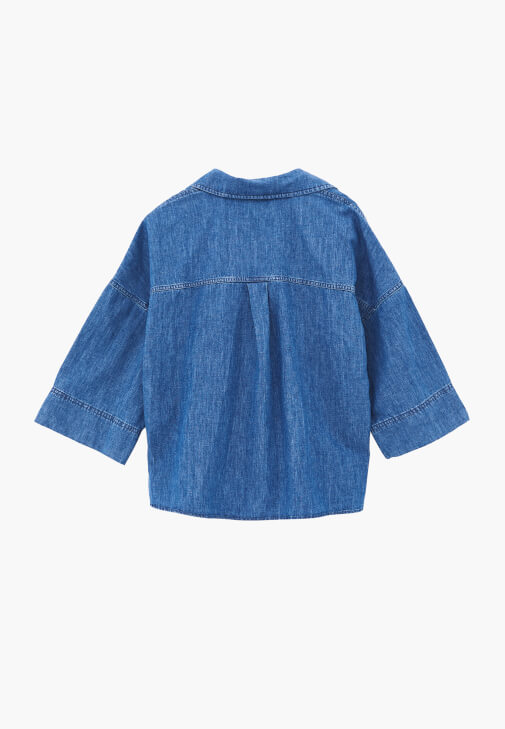 Keten Denim Gömlek ve Keten Gömlek Kombini