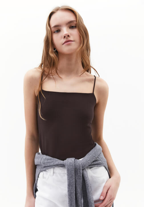 Kahverengi Modal Askılı Atlet