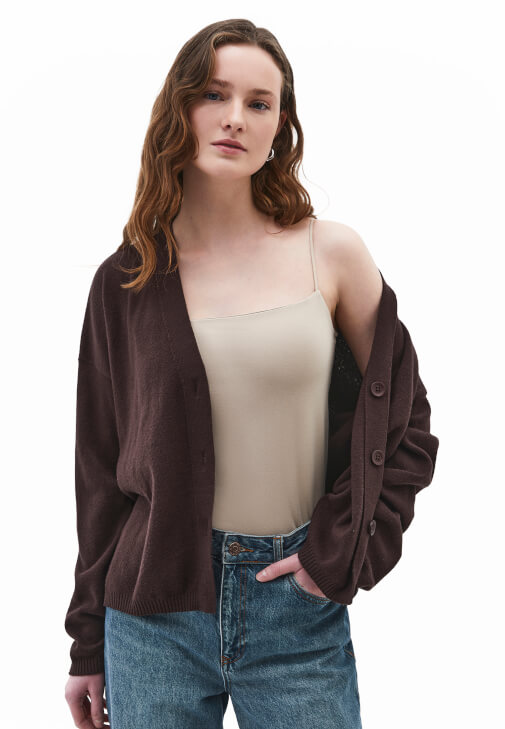 Bej Modal Askılı Atlet