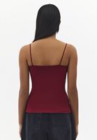 Bayan Kırmızı Modal Askılı Atlet