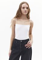 Bayan Beyaz Modal Askılı Atlet